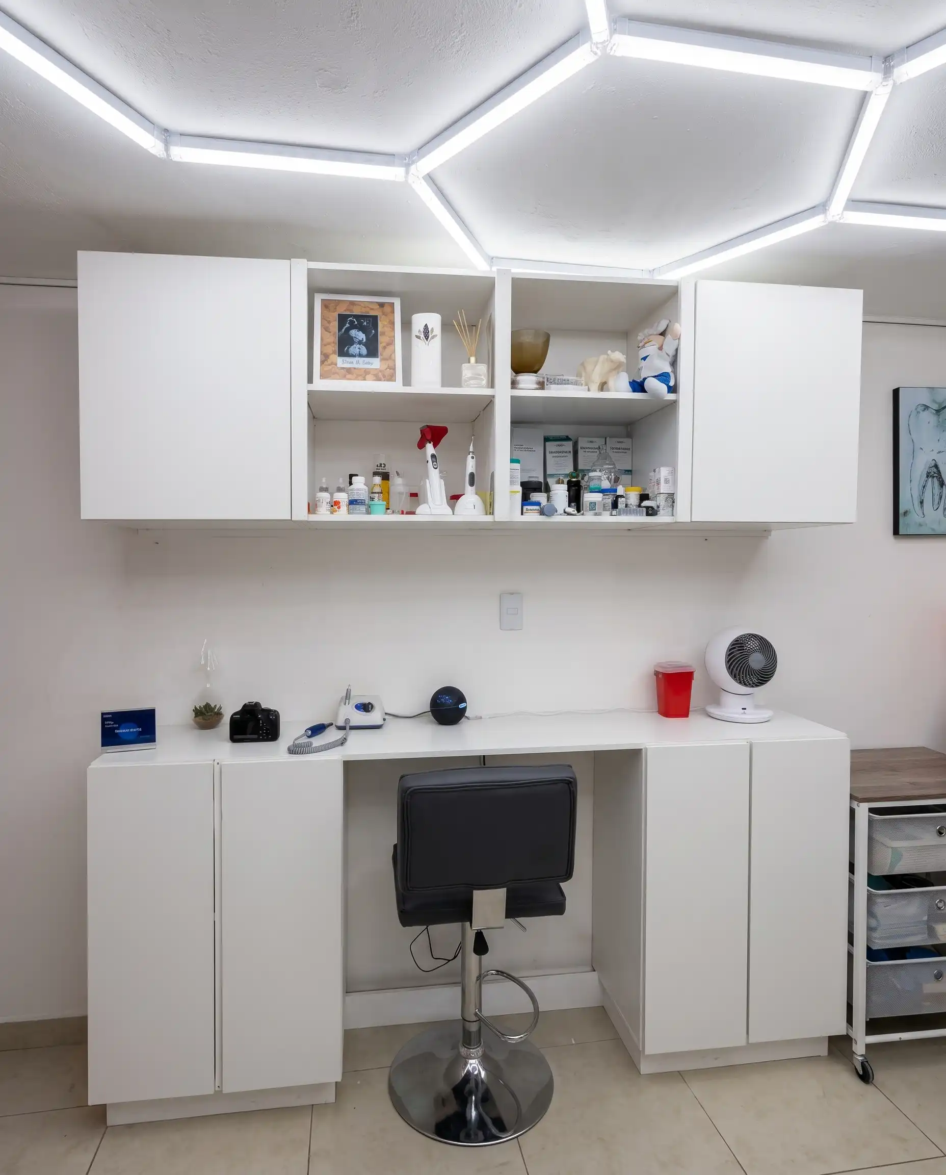 Estación de trabajo y esterilización